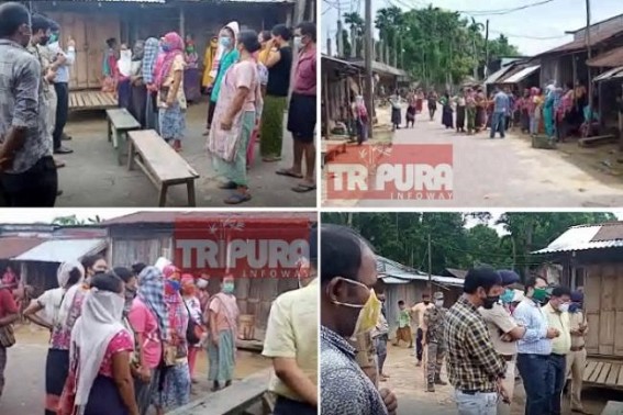 Teliamura’s Hrangkhawl Para village’s locals stopped Medical Team from COVID-19 surveys, alleging, ‘Any disease will be named as Corona by Medical Staffs’ Teliamura’s Hrangkhawl Para village’s locals stopped Medical Team from COVID-19 surveys, alleging, ‘Any disease will be named as Corona by Medical Staffs’