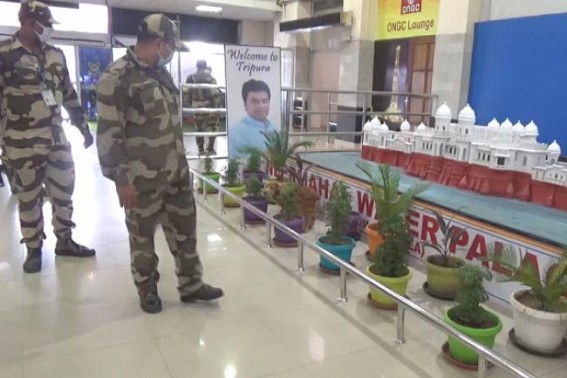 Security beefed up at Agartala MBB Airport ahead of I-Day Security beefed up at Agartala MBB Airport ahead of I-Day
