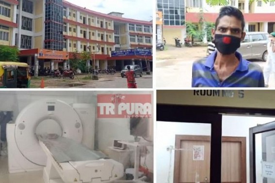 CT-Scan Machines remained non-functional in Tripura’s biggest Govt hospital GB for 15 days : State Health Ministry in slumber CT-Scan Machines remained non-functional in Tripura’s biggest Govt hospital GB for 15 days : State Health Ministry in slumber