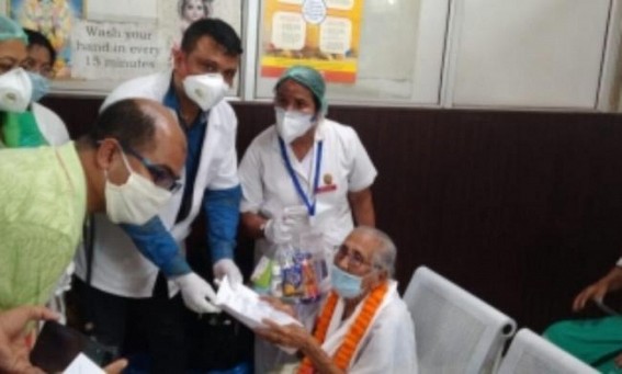 100-year-old Assam woman beats Covid-19 100-year-old Assam woman beats Covid-19