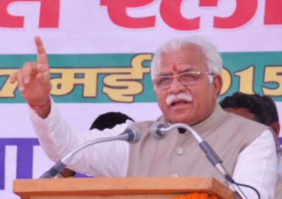 Fearing backlash, Khattar govt to exercise 'restraint' with protesting farmers Fearing backlash, Khattar govt to exercise 'restraint' with protesting farmers