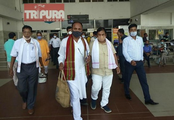 BJP rebel MLA Ramprasad Pal, returns Tripura after meeting Central Leaders : Confirms 25 top leaders were in Delhi visit BJP rebel MLA Ramprasad Pal, returns Tripura after meeting Central Leaders : Confirms 25 top leaders were in Delhi visit