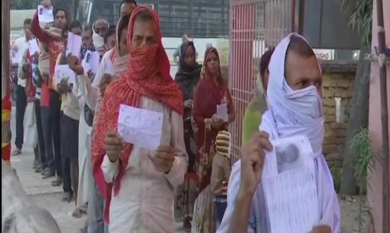 Polling begins for 94 seats in Bihar amid tight security Polling begins for 94 seats in Bihar amid tight security