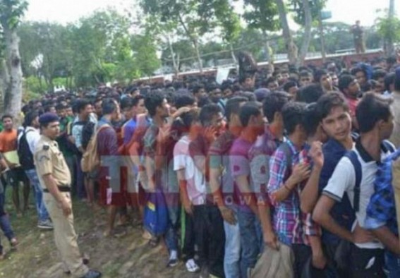 Among all Northeast states, unemployment tension highest in Tripura : Govt Job rates reduced drastically Among all Northeast states, unemployment tension highest in Tripura : Govt Job rates reduced drastically