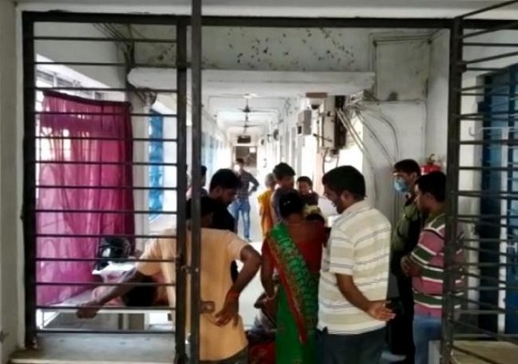 Lack of employees under TSECL and proper equipments : Man died after falling from ladder Lack of employees under TSECL and proper equipments : Man died after falling from ladder