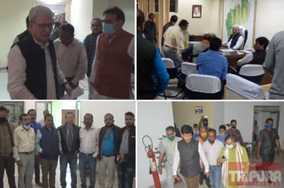 Dy CM Jishnu Debbarma's intervention resolved Kanchanpur's 9 Day long strike, Dy CM met with Nagarik Suraksha Manch, Mizo Convention : Pradyot's negative politics failed, all parties unite for Peace in Kanchanpur Dy CM Jishnu Debbarma's intervention resolved Kanchanpur's 9 Day long strike, Dy CM met with Nagarik Suraksha Manch, Mizo Convention : Pradyot's negative politics failed, all parties unite for Peace in Kanchanpur