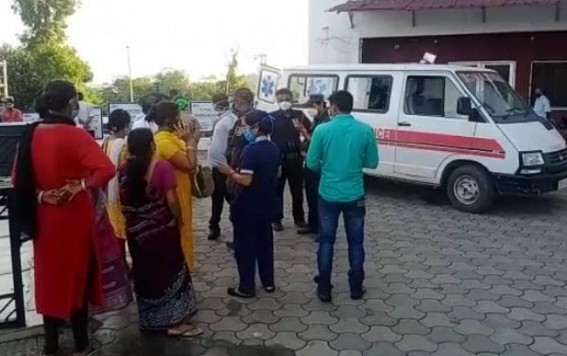 Man seriously injured by the attack of Trishul (Sharp weapon): Admitted in ILS hospital Man seriously injured by the attack of Trishul (Sharp weapon): Admitted in ILS hospital