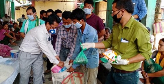 ‘Tribal Engineers Society’ distributed relief materials among poor ‘Tribal Engineers Society’ distributed relief materials among poor