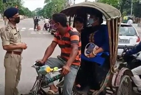 Public attempt to violate Lockdown, Police striving hard to maintain lockdown protocols Public attempt to violate Lockdown, Police striving hard to maintain lockdown protocols