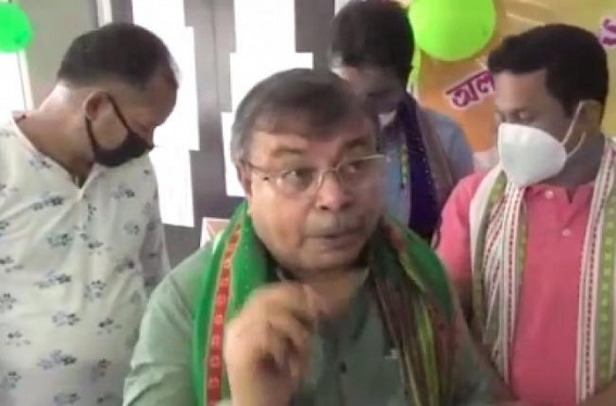 Blood Donation camp is a 'Positive Protest' but 'Road Blockade' is 'Negative Protest' : Minister Ratanlal Nath Blood Donation camp is a 'Positive Protest' but 'Road Blockade' is 'Negative Protest' : Minister Ratanlal Nath