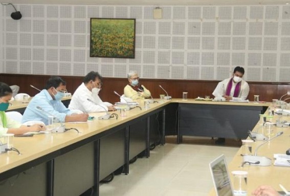 Tripura CM reviewed COVID-19 Situation of state Tripura CM reviewed COVID-19 Situation of state