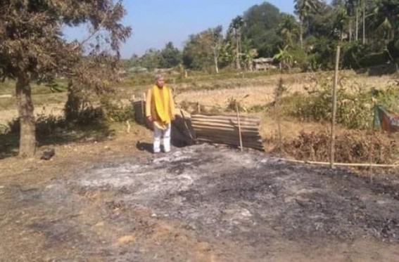 Disgruntled BJP workers burn BJP’s Killa Party office after Ramapada Jamatia’s JUMLA Politics, support for CAA Disgruntled BJP workers burn BJP’s Killa Party office after Ramapada Jamatia’s JUMLA Politics, support for CAA