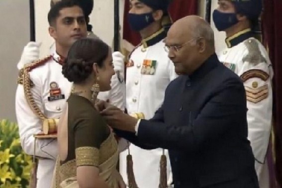 Bollywood's day out at Padma Awards: Kangana, Adnan Sami, Ekta Kapoor honoured Bollywood's day out at Padma Awards: Kangana, Adnan Sami, Ekta Kapoor honoured