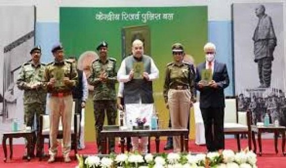 Home Minister releases book on CRPF Home Minister releases book on CRPF