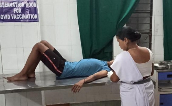 School student was injured in knife attack in Bishalgarh School student was injured in knife attack in Bishalgarh