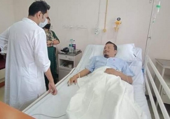 IPFT's Resigned MLA falls Sick allegedly due to tremendous Political Pressure Since Resignation IPFT's Resigned MLA falls Sick allegedly due to tremendous Political Pressure Since Resignation