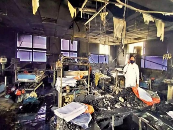 5 dead, 12 injured in Maha hospital ICU blaze 5 dead, 12 injured in Maha hospital ICU blaze