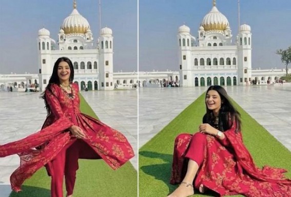 Offensive photo shoot at Kartarpur annoys Sikh community Offensive photo shoot at Kartarpur annoys Sikh community