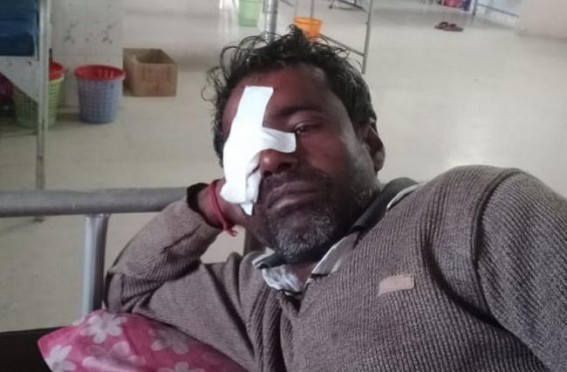 Barbaric attacks on opposition continues: CPI-M supporter's house destroyed at Chelagang Barbaric attacks on opposition continues: CPI-M supporter's house destroyed at Chelagang