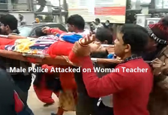 2 agitating teachers severely injured in Police Attack 2 agitating teachers severely injured in Police Attack