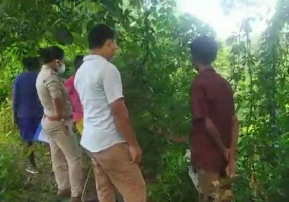 Decomposed body of a woman recovered from Manuvalli Tea Garden in Kailasahar Decomposed body of a woman recovered from Manuvalli Tea Garden in Kailasahar