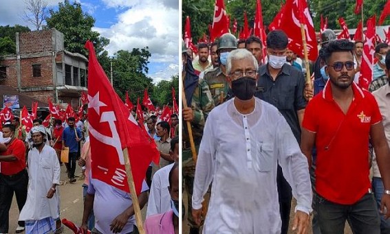 CPI-M Counterattacked on BJP : Manik Sarkar's Aggressive Speech against BJP's Goonda-Raj Boosts CPI-M's Confidence statewide CPI-M Counterattacked on BJP : Manik Sarkar's Aggressive Speech against BJP's Goonda-Raj Boosts CPI-M's Confidence statewide