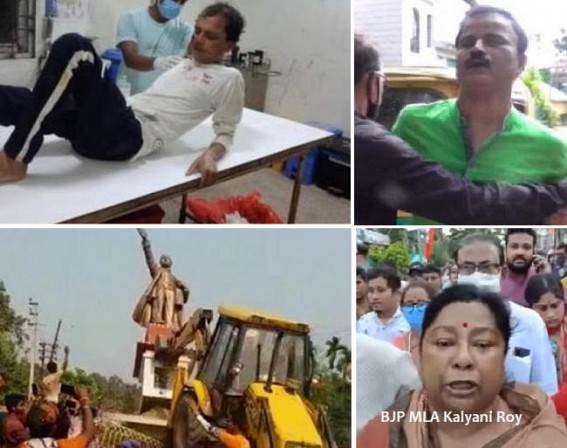 BJP Cries foul after facing Counter-Attacks by Opposition CPI-M : Claims, 'BJP did not organize a single Violence in Tripura since 2018' BJP Cries foul after facing Counter-Attacks by Opposition CPI-M : Claims, 'BJP did not organize a single Violence in Tripura since 2018'
