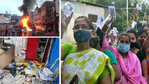 Tripura BJP's violence Proved why Bengal Voters took Smart decision by Rejecting BJP : Broad Daylight Torching of Capital City Agartala by a Ruling Political Party has Shocked the Nation Tripura BJP's violence Proved why Bengal Voters took Smart decision by Rejecting BJP : Broad Daylight Torching of Capital City Agartala by a Ruling Political Party has Shocked the Nation