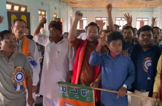11 families joined BJP from Tipra Motha in Korbook 11 families joined BJP from Tipra Motha in Korbook