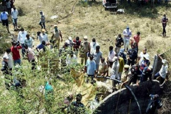 Bodies of 2 kids recovered from well in Telangana Bodies of 2 kids recovered from well in Telangana