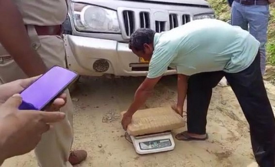 99 KG Ganja Seized by Police in Fatikroy, Kamalpur 99 KG Ganja Seized by Police in Fatikroy, Kamalpur