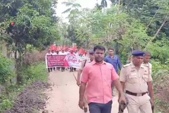 CPI-M held rally in Khowai against abnormal Price hikes CPI-M held rally in Khowai against abnormal Price hikes