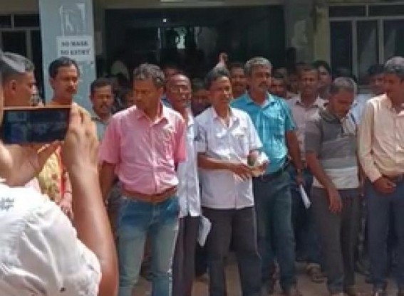 10323 Teachers Gheraoed Sepahijala District Education Office seeking permission to Join in Schools 10323 Teachers Gheraoed Sepahijala District Education Office seeking permission to Join in Schools