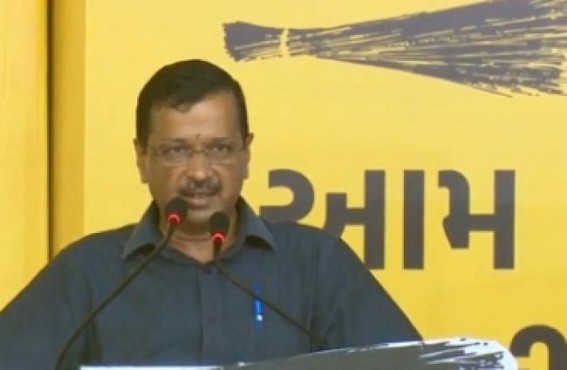Kejriwal's five promises to farmers in Gujarat Kejriwal's five promises to farmers in Gujarat