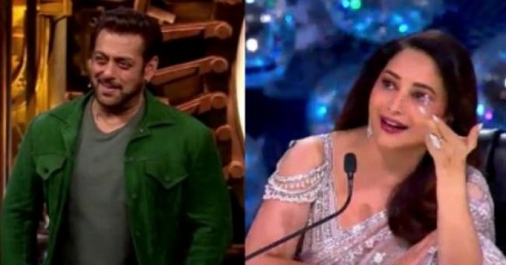 'Jhalak Dikhhla Jaa 10': Salman, Madhuri recreate scene from 'Hum Aapke Hain Koun..!' 'Jhalak Dikhhla Jaa 10': Salman, Madhuri recreate scene from 'Hum Aapke Hain Koun..!'