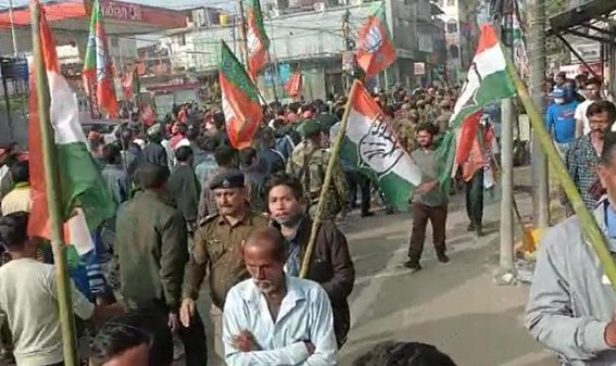 Centering 2023 Election, Political Tensions are on Rise in Tripura : Congress workers were Attacked allegedly by BJP Centering 2023 Election, Political Tensions are on Rise in Tripura : Congress workers were Attacked allegedly by BJP