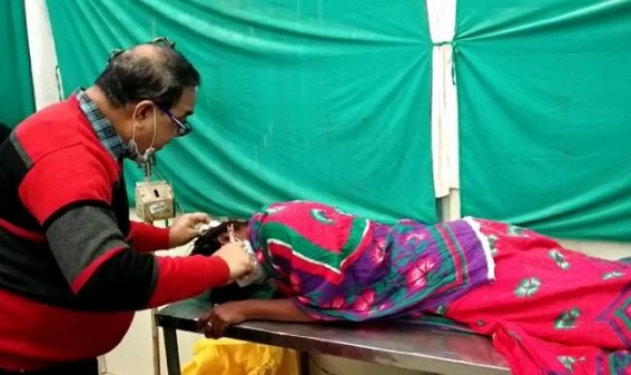 Domestic Violence: Brutally Tortured Housewife admitted to Bishalgarh Hospital Domestic Violence: Brutally Tortured Housewife admitted to Bishalgarh Hospital