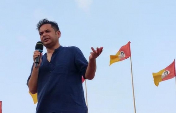 Tipra Motha Supremo Pradyot Manikya lashed out at the BJP Govt over ‘Sabka Saath Sabka Vikas’ Slogan: Reminded BJP’s Promise on Jobs on Missed Calls, and MNREGA Rs 340 wages Tipra Motha Supremo Pradyot Manikya lashed out at the BJP Govt over ‘Sabka Saath Sabka Vikas’ Slogan: Reminded BJP’s Promise on Jobs on Missed Calls, and MNREGA Rs 340 wages