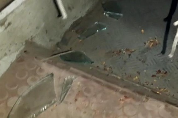 Miscreants Attacked a moving Bus in Bishramganj Miscreants Attacked a moving Bus in Bishramganj