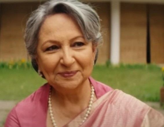Sharmila returns to screen with 'Gulmohar', says she's an 'accidental actor' Sharmila returns to screen with 'Gulmohar', says she's an 'accidental actor'
