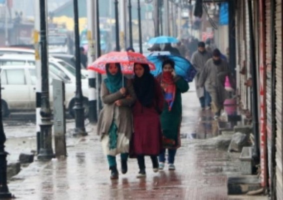Widespread rain, thunderstorm expected to continue in J&K Widespread rain, thunderstorm expected to continue in J&K