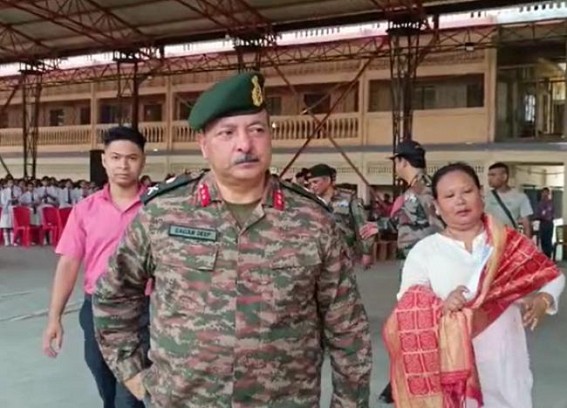 ADG (North East Region) NCC Major General visits Tripura ADG (North East Region) NCC Major General visits Tripura