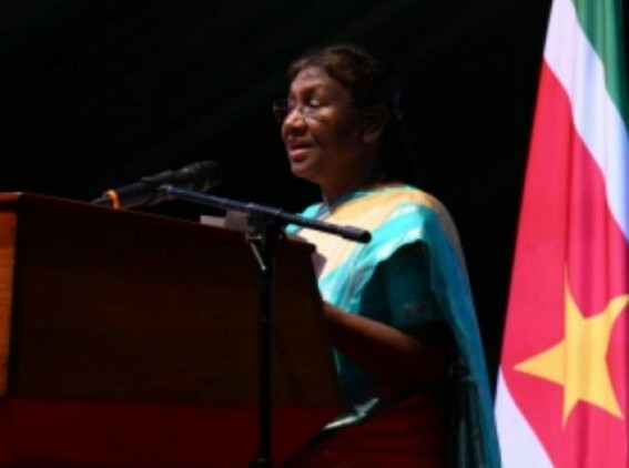 President Murmu announces relaxation in norms for Indian diaspora in Suriname to get OCI card President Murmu announces relaxation in norms for Indian diaspora in Suriname to get OCI card