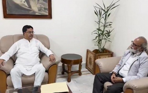 MHA Northeast Advisor met Tripura CM MHA Northeast Advisor met Tripura CM