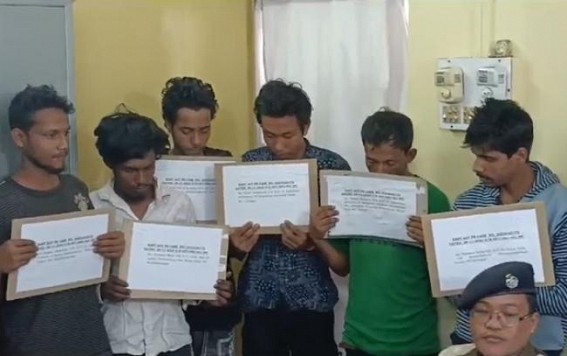 ‘Curbed Theft Incidents’, says Police after Arresting Thieves Gangs in Agartala : 6 arrested in connection to theft-chains ‘Curbed Theft Incidents’, says Police after Arresting Thieves Gangs in Agartala : 6 arrested in connection to theft-chains