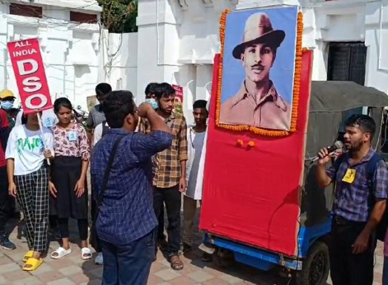 AIDSO observed 117th Birth Anniversary of Bhagat Singh AIDSO observed 117th Birth Anniversary of Bhagat Singh