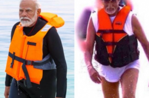 Big B mirrors PM Modi's style in witty post, fans say 'Modi vs AB' Big B mirrors PM Modi's style in witty post, fans say 'Modi vs AB'