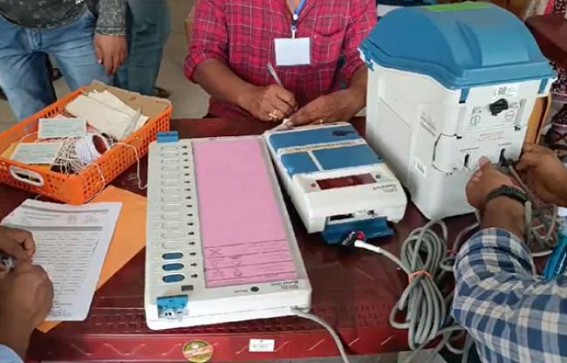 Thousand EVMs are stocked for Tripura Polls : 25% EVMs are reserved as extra Thousand EVMs are stocked for Tripura Polls : 25% EVMs are reserved as extra