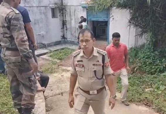 TSR Jawan’s dead body recovered from Master Para, Santir Bazar TSR Jawan’s dead body recovered from Master Para, Santir Bazar