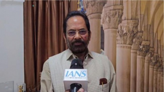 Naqvi hits out at K'taka health minister for calling Savarkar 'beef eater’ Naqvi hits out at K'taka health minister for calling Savarkar 'beef eater’